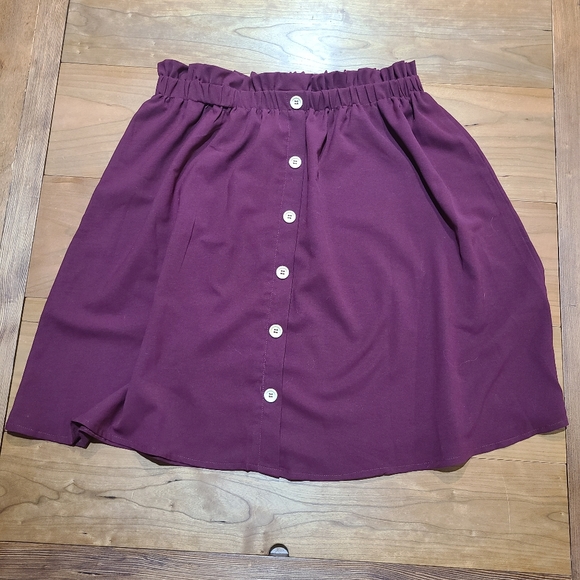 Grace Karin Dresses & Skirts - 🍒3/$15🍒a Grace Karin Maroon Midi Skirt